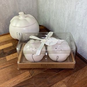 Rae Dunn mini pumpkin salt and pepper shakers